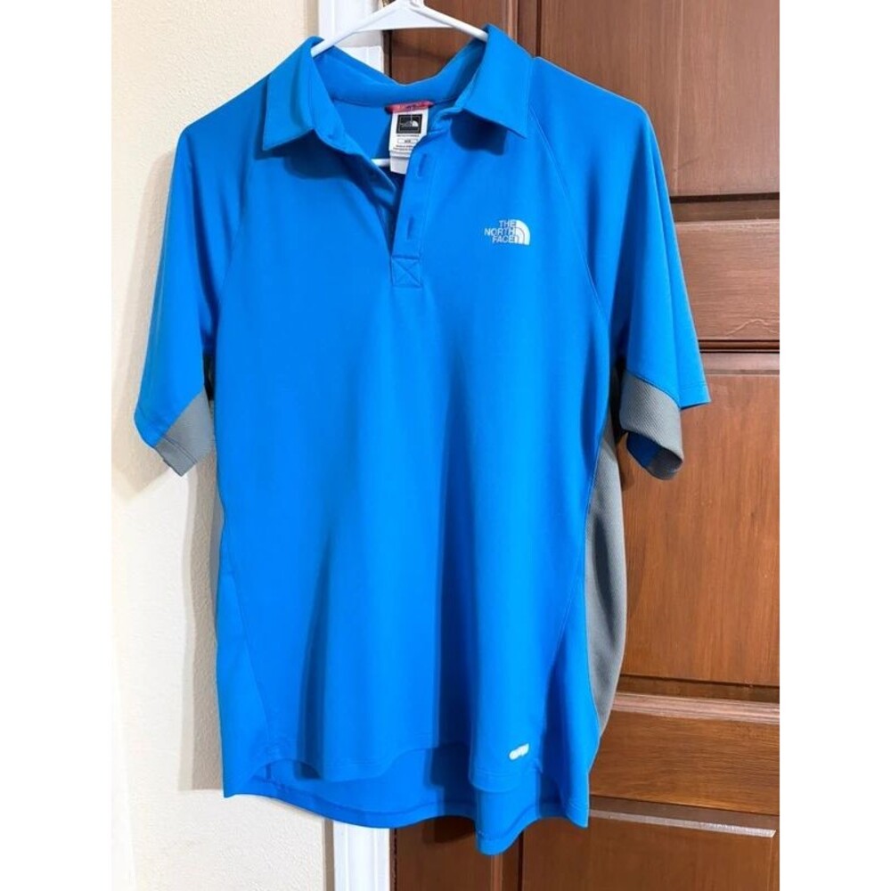 North face Blue Polo Shirt